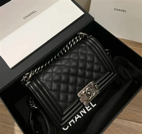 chanel le boy cream|Chanel bag.